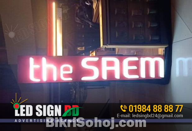 Acrylic Top Letter with Led Sign